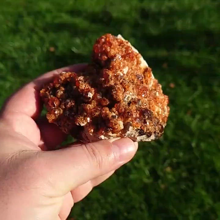 Spessartite Garnet 462 grams - Lechang Mine, Lechang Co., Shaoguan ...