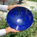12 Inch Stunning Lapis Lazuli Bowl From the origin of Afghanistan - image 1