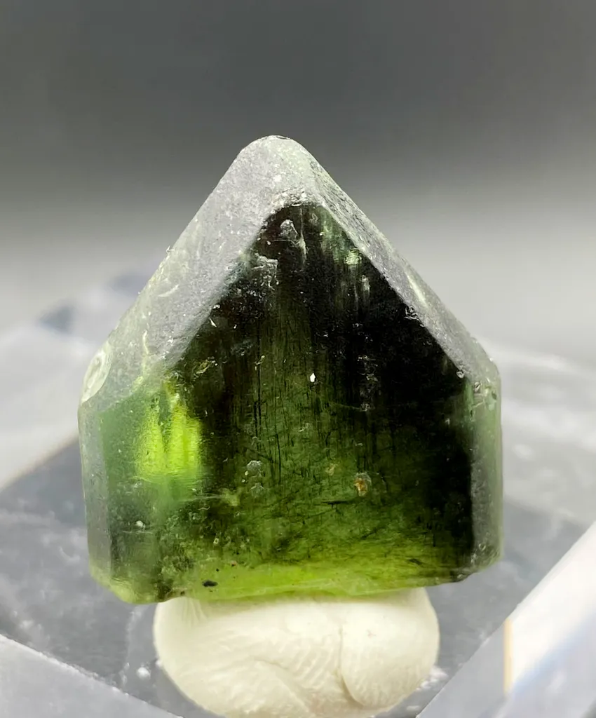 15.88 Grams Naturally Terminated Rare Ludwigite Faceted Grade Crystal from Kohistan Pakistan. - image 2