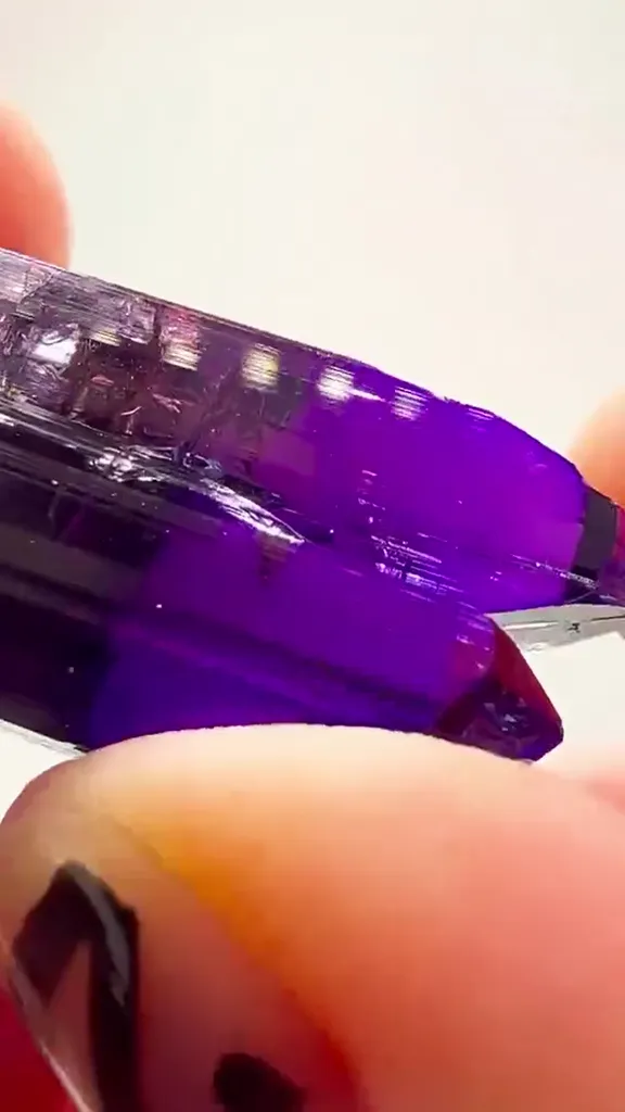 21.3 GRAMS OF DOUBLE Tanzanite FIRE - image 4