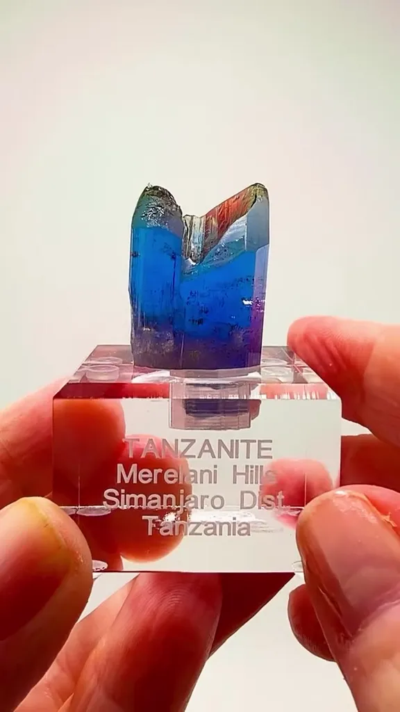 27.86 gram NATURAL Tanzanite MAGIC image