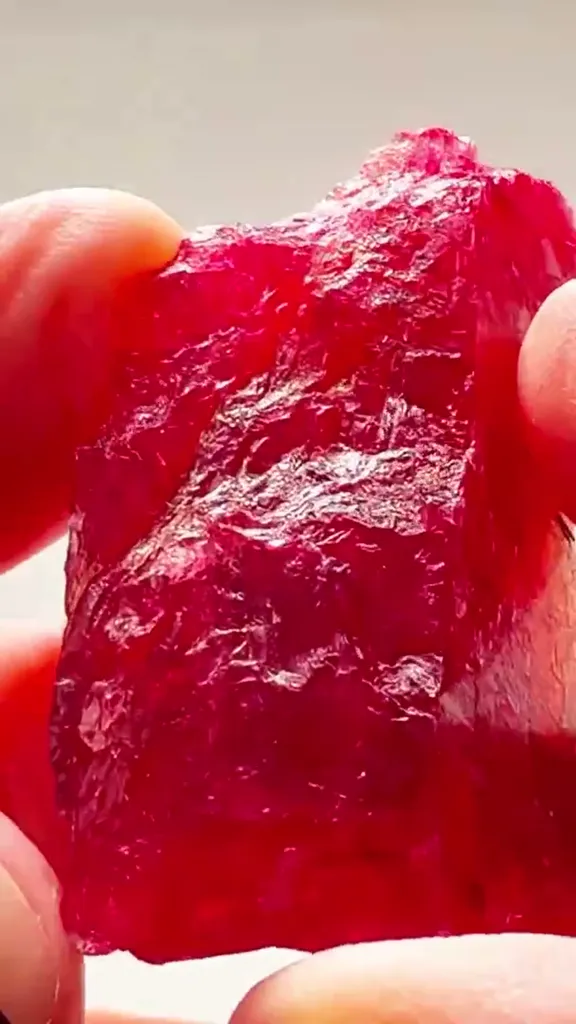 29.22 GRAMS OF CHERRY Rhodonite FIRE - image 4