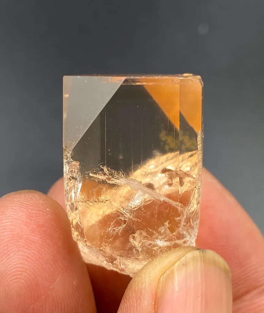 29.50 Grams Cutting Grade Natural Topaz from Pakistan, Gilgit-Baltistan, Shigar District, Basha Valley image