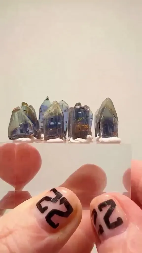 33.5 GRAMS OF NATURAL Tanzanite FIRE - image 2