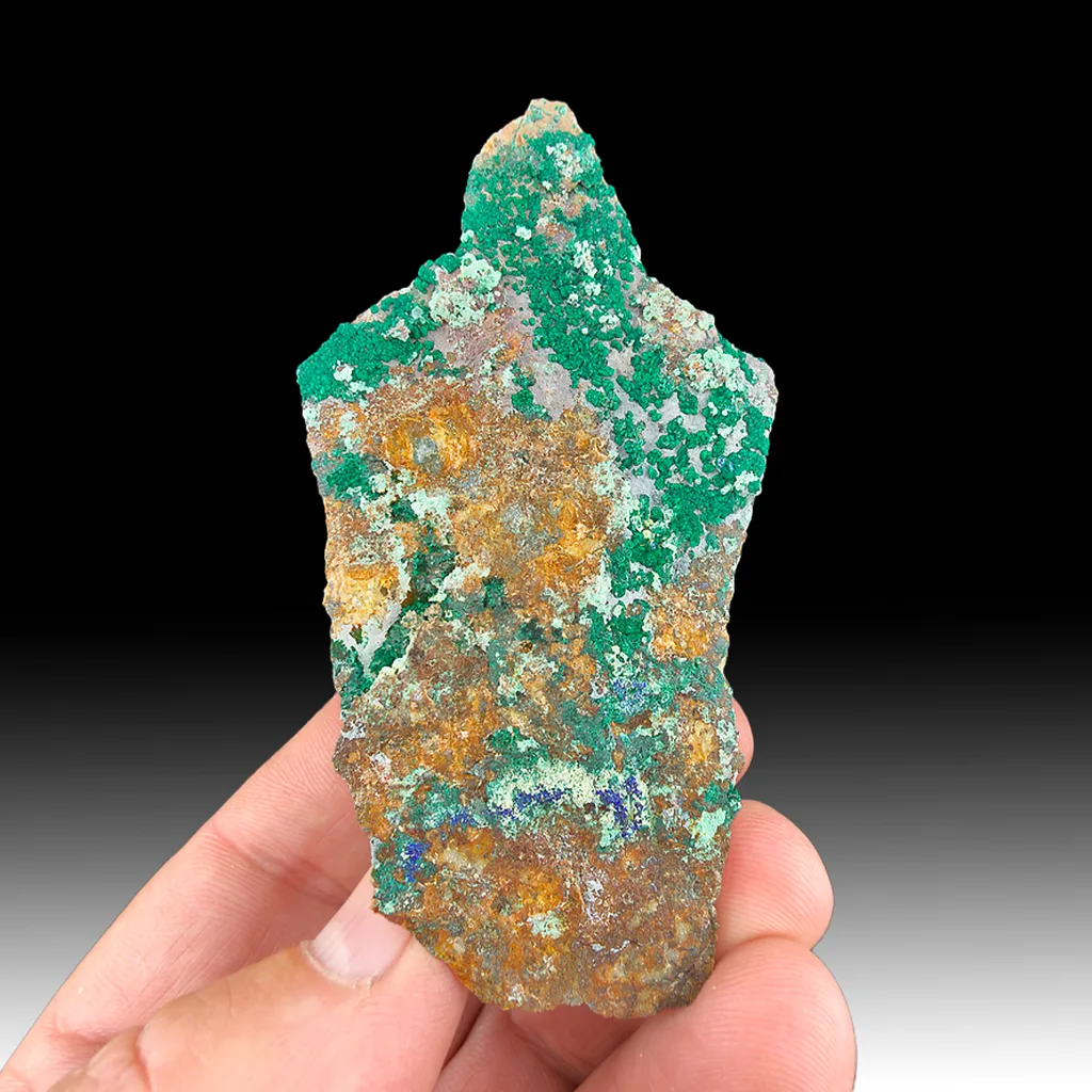 Azurite from Majuba Hill Mine, Antelope Mining District, Pershing County, Nevada, USA