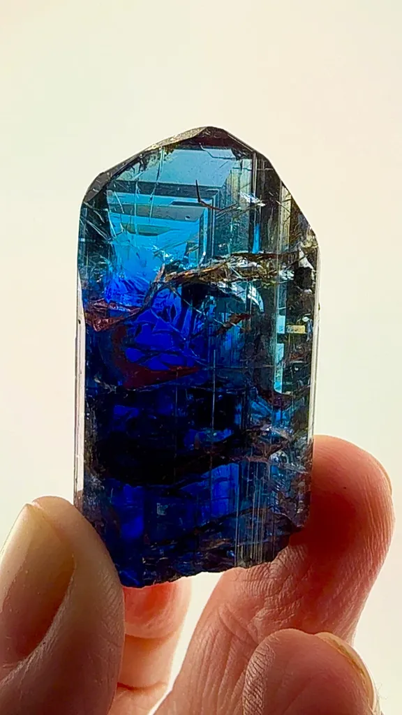 38.88 grams of pure Tanzanite natural beauty. image