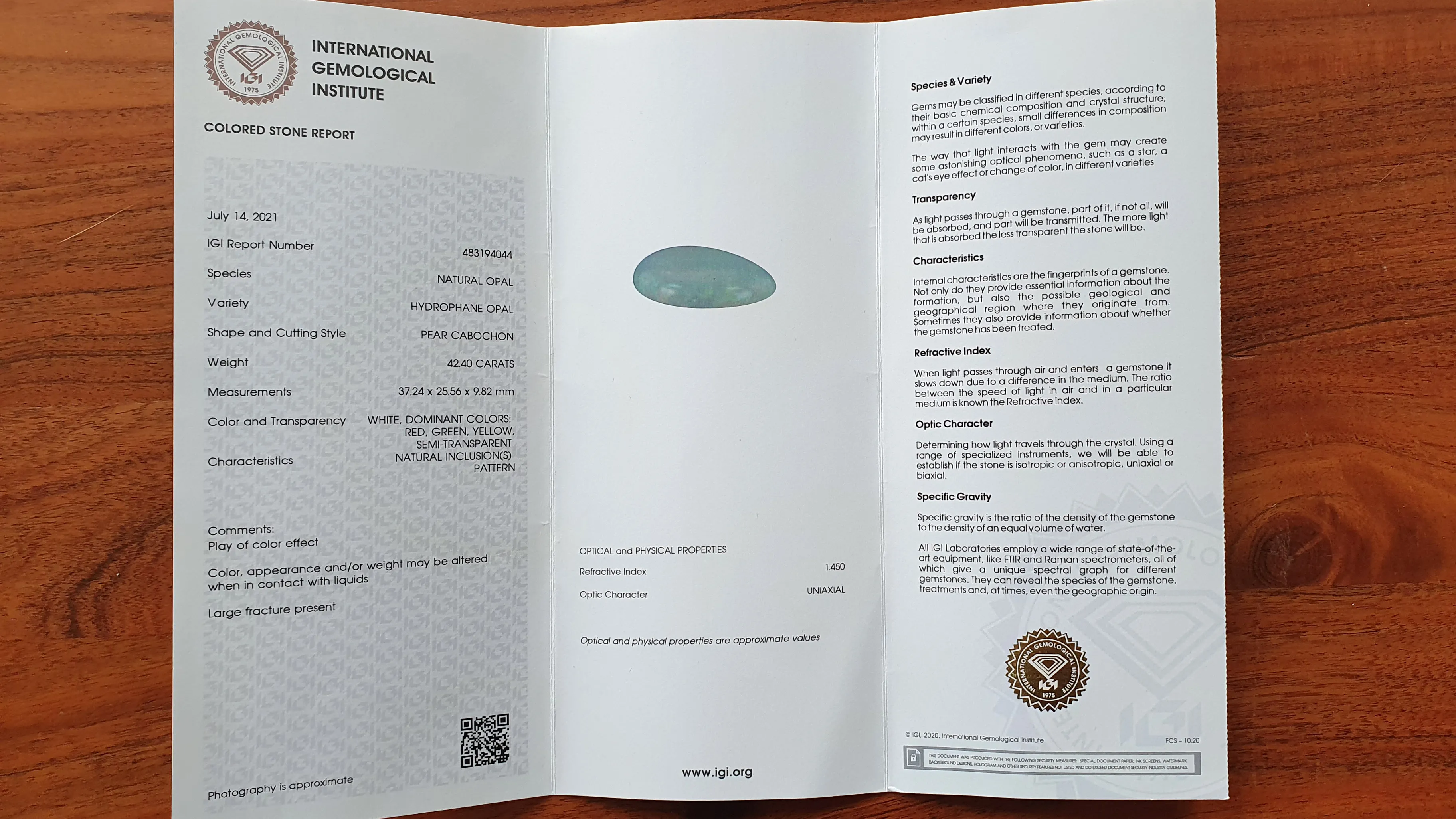 42.4 ct Opal - image 5