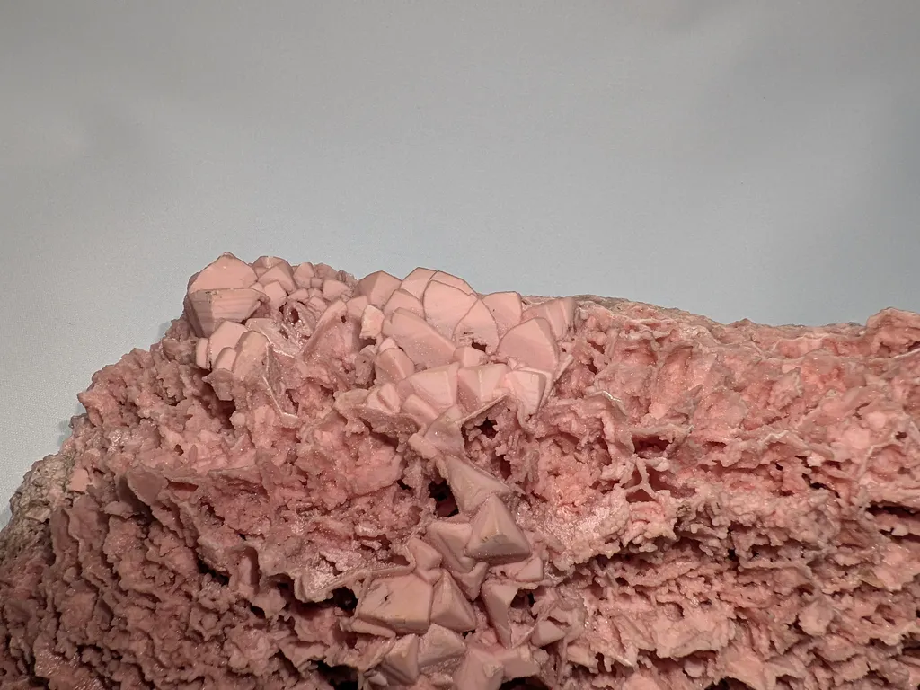 4.7 kg Rhodochrosite Pseudomorph after Calcite from Oppu Mine, Japan - image 5