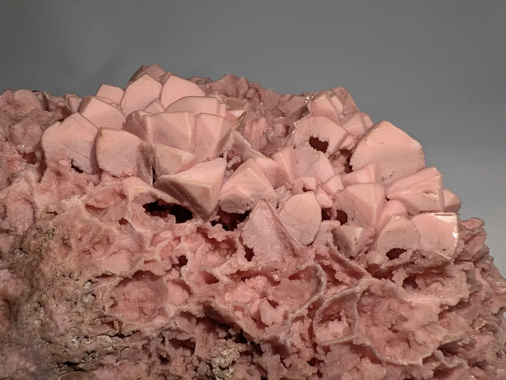 4.7 kg Rhodochrosite Pseudomorph after Calcite from Oppu Mine, Japan image