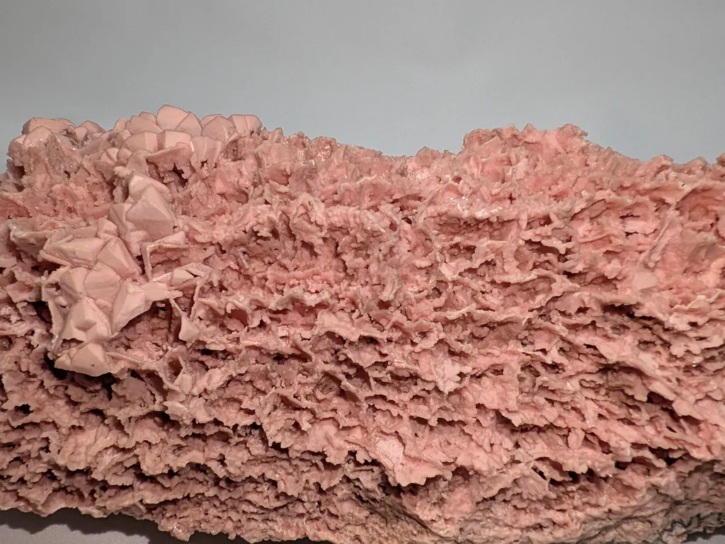 4.7 kg Rhodochrosite Pseudomorph after Calcite from Oppu Mine, Japan - image 6