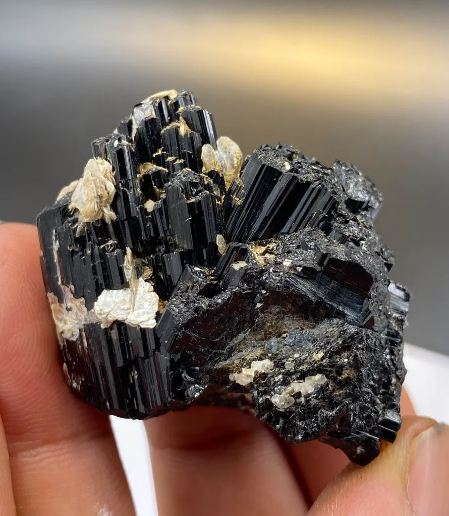 50 Grams Natural Schorl  specimen  from Pakistan, Gilgit-Baltistan, Shigar District, Basha Valley - image 2