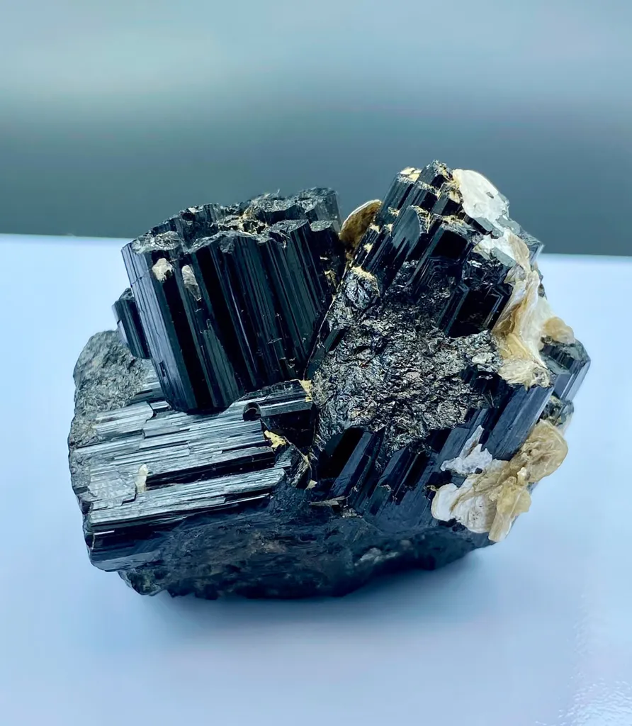 50 Grams Natural Schorl  specimen  from Pakistan, Gilgit-Baltistan, Shigar District, Basha Valley - image 4