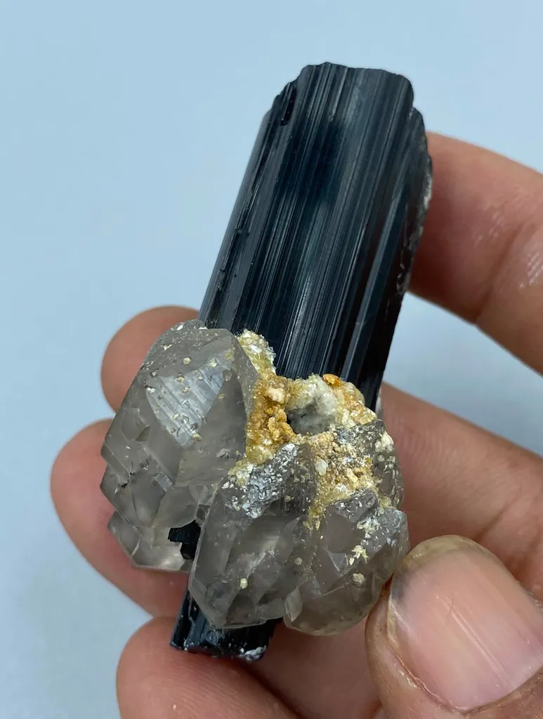 53 Grams Schorl with Quartz  from Pakistan, Gilgit-Baltistan, Shigar District, Basha Valley - image 4