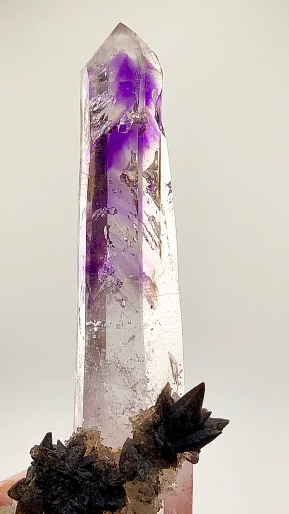 59.07 gram Double-Terminated Amethyst Quartz Valentine Pocket, Goboboseb Mountains, Namibia 59.07 grams - image 6