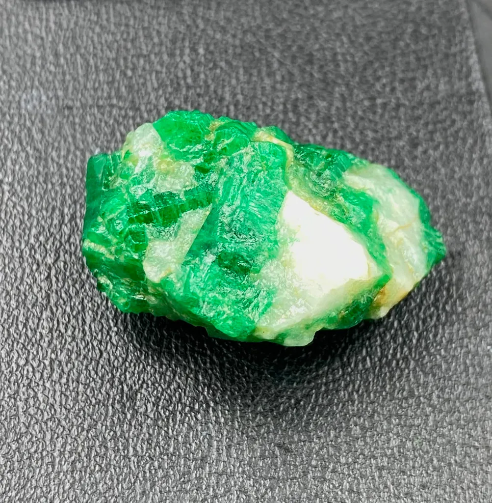 6.28 Gram Natural Emerald Specimen Chunk From Swat Valley Pakistan - image 5
