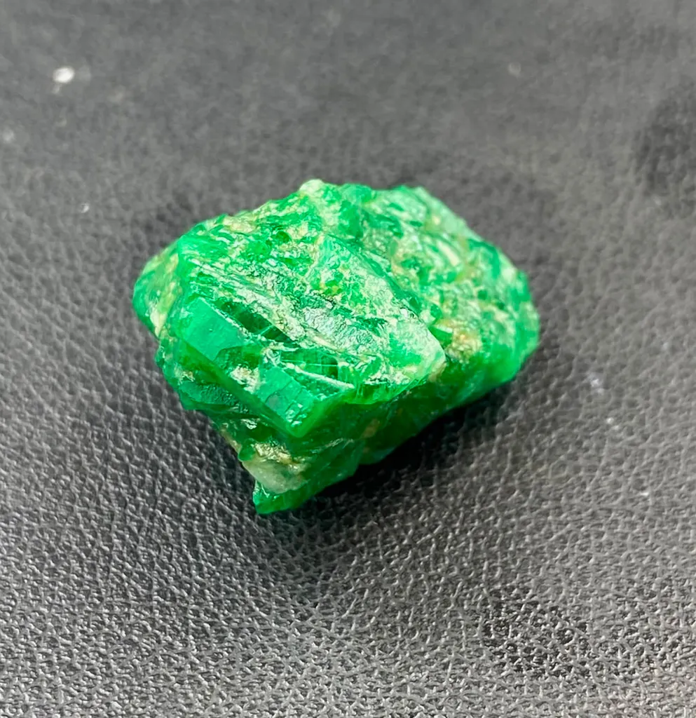 6.28 Gram Natural Emerald Specimen Chunk From Swat Valley Pakistan - image 3