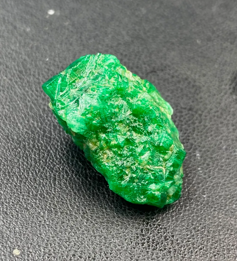 6.28 Gram Natural Emerald Specimen Chunk From Swat Valley Pakistan - image 6