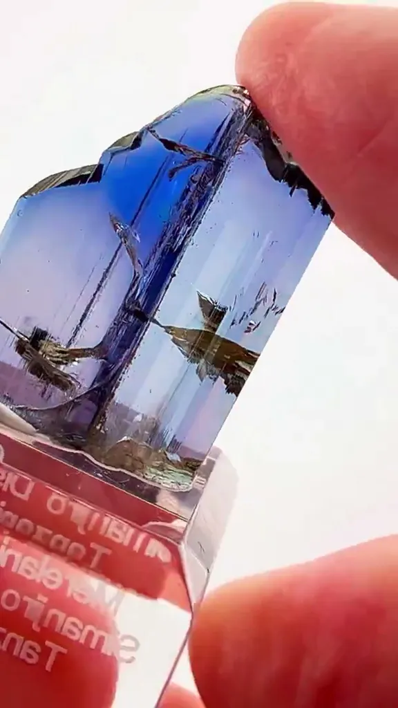 7.24 GRAMS OF PURE Tanzanite FIRE - image 3