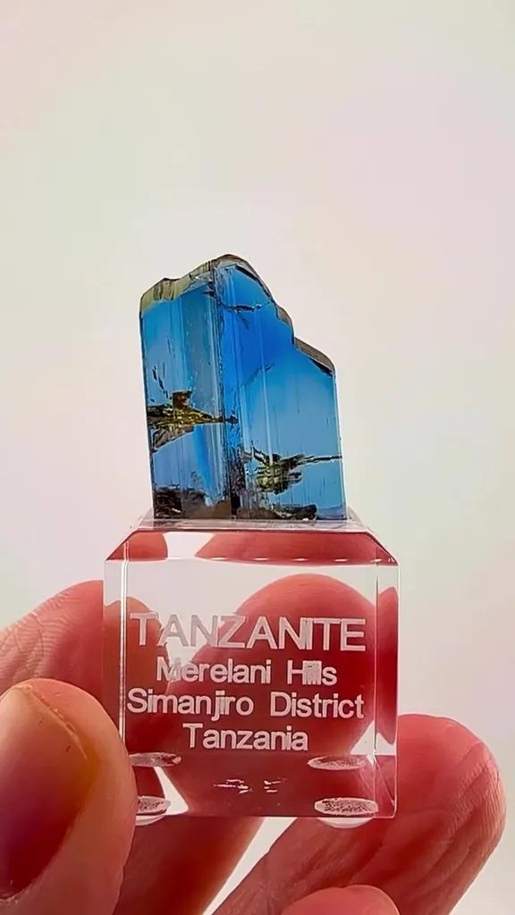 7.24 GRAMS OF PURE Tanzanite FIRE image