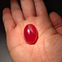 74.9ct Japanese Rhodochrosite Cabochon − Inakuraishi Mine, Hokkaido, Japan - image 3