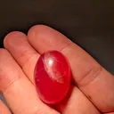 74.9ct Japanese Rhodochrosite Cabochon − Inakuraishi Mine, Hokkaido, Japan - image 1
