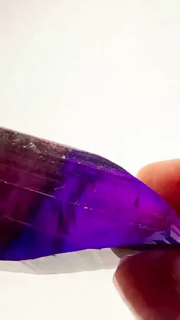 84.38 GRAMS OF PURE Tanzanite FIRE - image 4