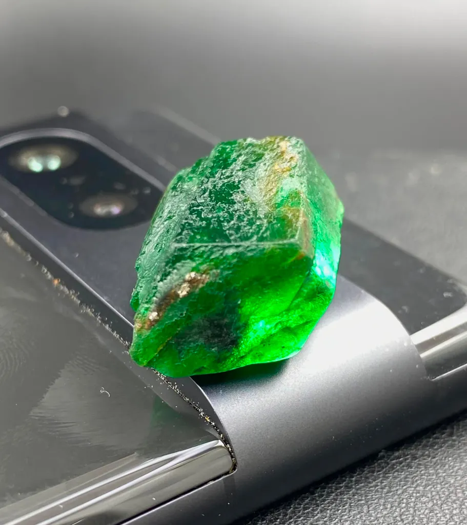 8.80 Gram Faceted Grade Natural Emerald From Swat Valley Pakistan - image 5