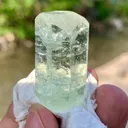 90 Carats Diamond Cut Sky Blue Aquamarine Crystal from Pakistan - image 4