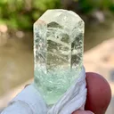 90 Carats Diamond Cut Sky Blue Aquamarine Crystal from Pakistan - image 2