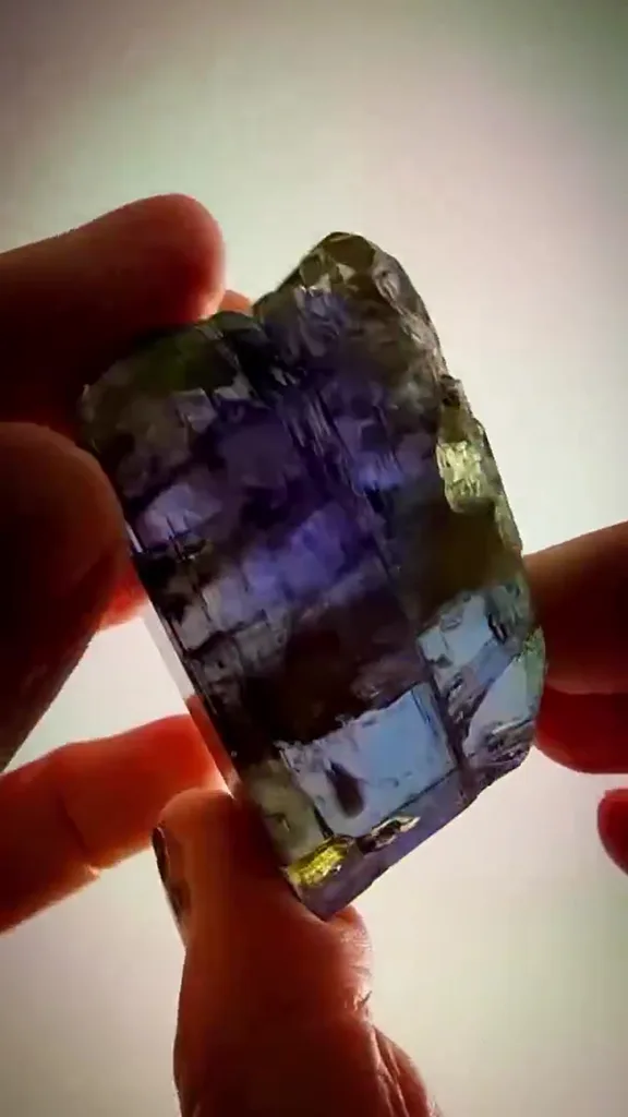 91.53 GRAMS OF NATURAL UNHEATED Tanzanite — THE BRICK - image 3