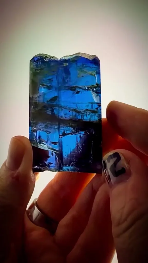 91.53 GRAMS OF NATURAL UNHEATED Tanzanite — THE BRICK image