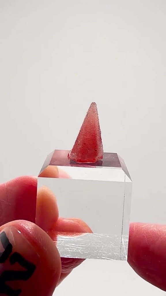 A LIL’ FROSTED Rhodochrosite STUNNER image