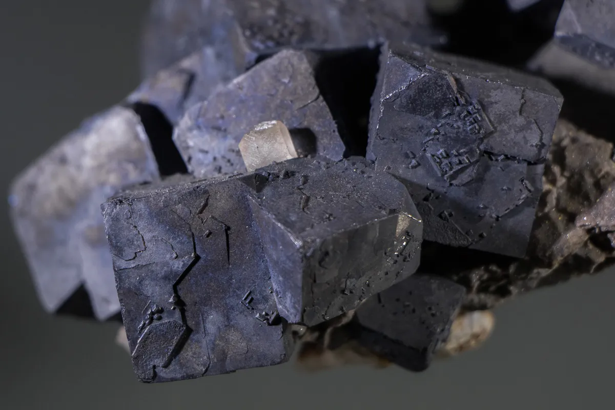 Cluster of Galena Cubes