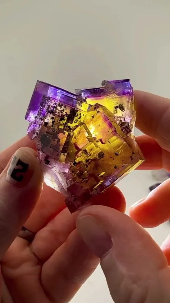 Absolutely next level Fluorite from the legendary Denton Mine image