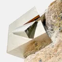 Abstract Single Cube on matrix - image 5