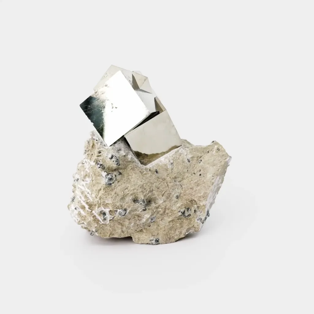 Abstract Triple Cube Pyrite image