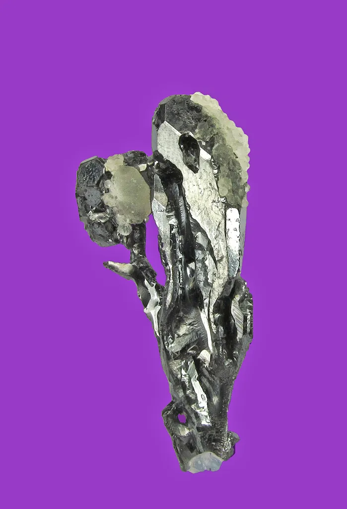 Acanthite and Calcite - image 2