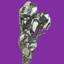 Acanthite and Calcite - image 3