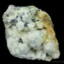Acanthite and Calcite (Note Old Labels) - image 4