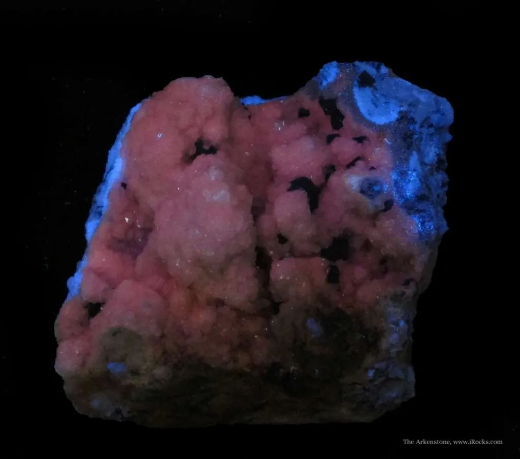 Acanthite and Calcite (Note Old Labels) - image 7