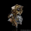 Acanthite, Chalcopyrite, Stephanite - image 4