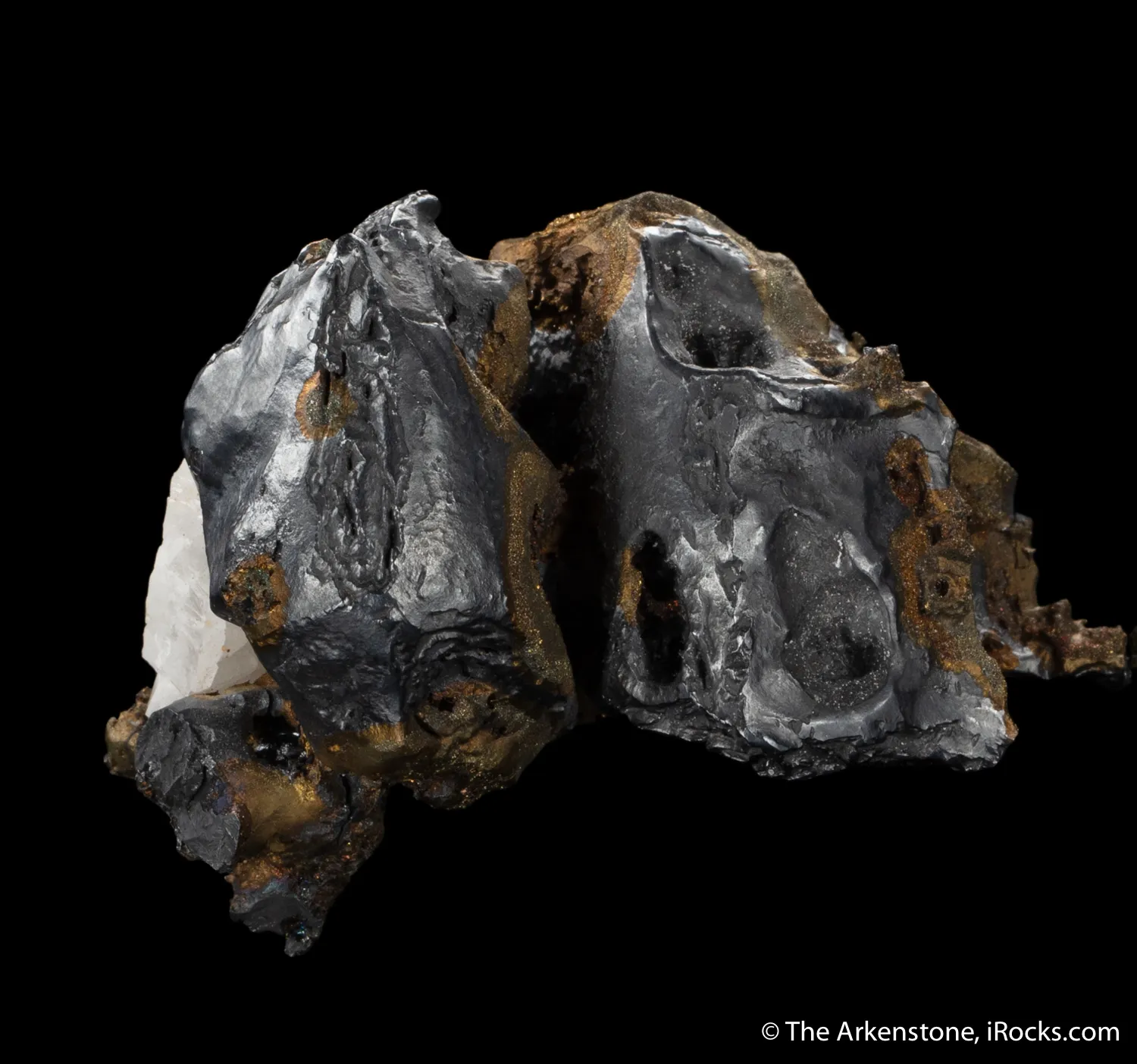 Acanthite, Chalcopyrite, Stephanite - image 3