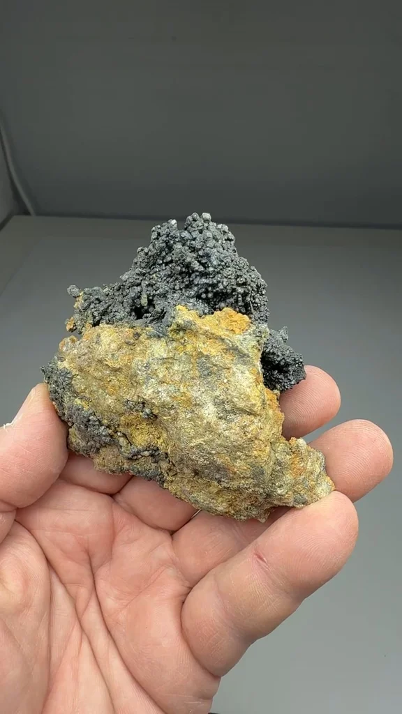 Acanthite from Himmelsfürst Mine, Brand-Erbisdorf, Saxony, Germany - image 2