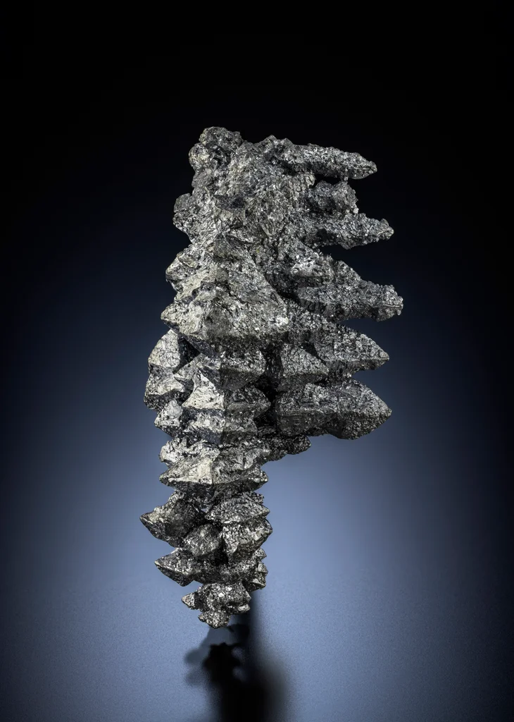 Acanthite from Imiter mine, Drâa-Tafilalet Region, Morocco image