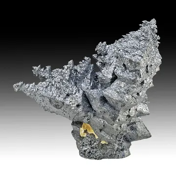 Acanthite from Imiter mine, Drâa-Tafilalet Region, Morocco