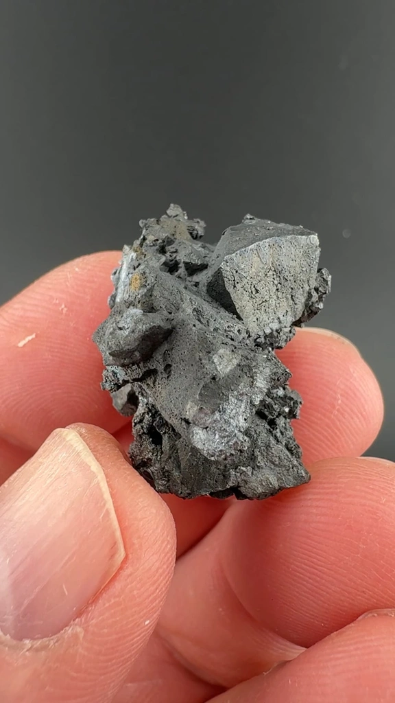 Acanthite from Imiter mine, Drâa-Tafilalet Region, Morocco - image 2