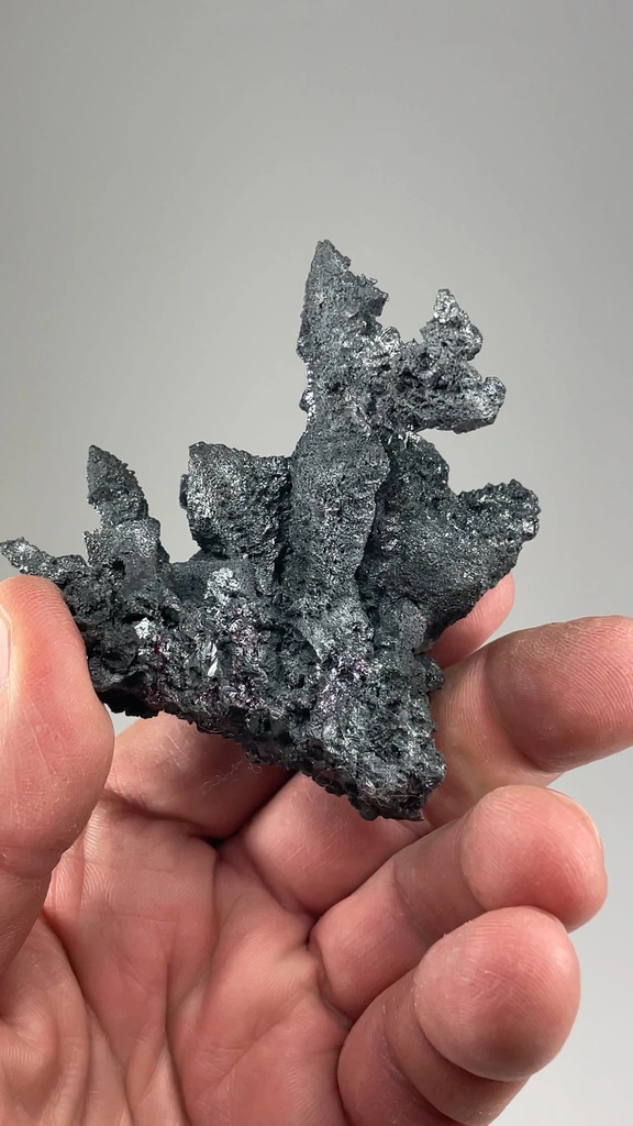 Acanthite from Imiter mine, Drâa-Tafilalet Region, Morocco - image 2