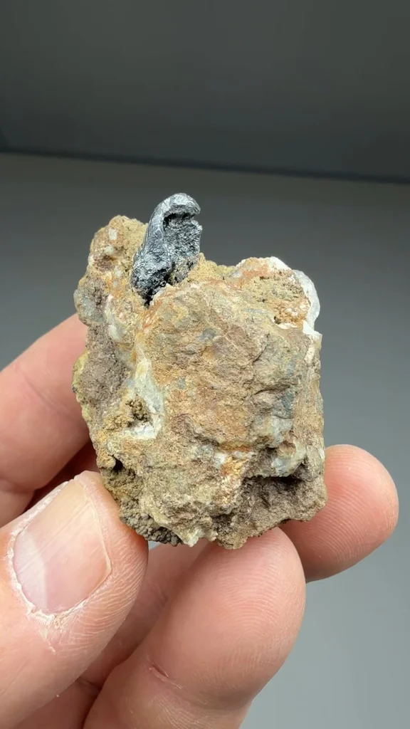 Acanthite from Jáchymov ore district, Karlovy Vary Region, Czech Republic - image 2