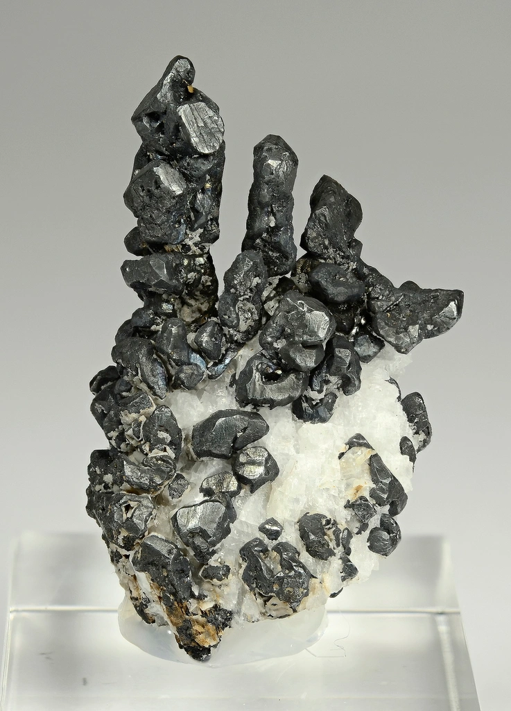 Acanthite from Kongsberg silver mining district, Buskerud, Norway image