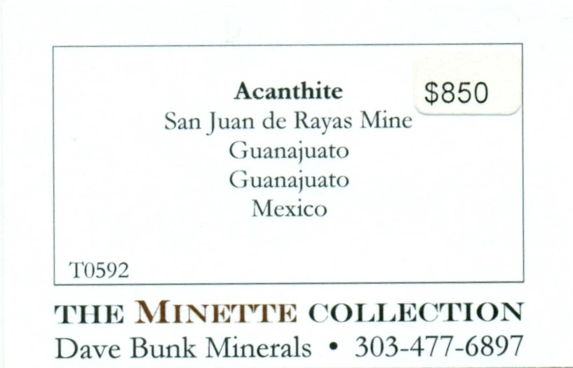 Acanthite from San Juan de Rayas Mine, Guanajuato, Guanajuato Municipality, Guanajuato, Mexico - image 5